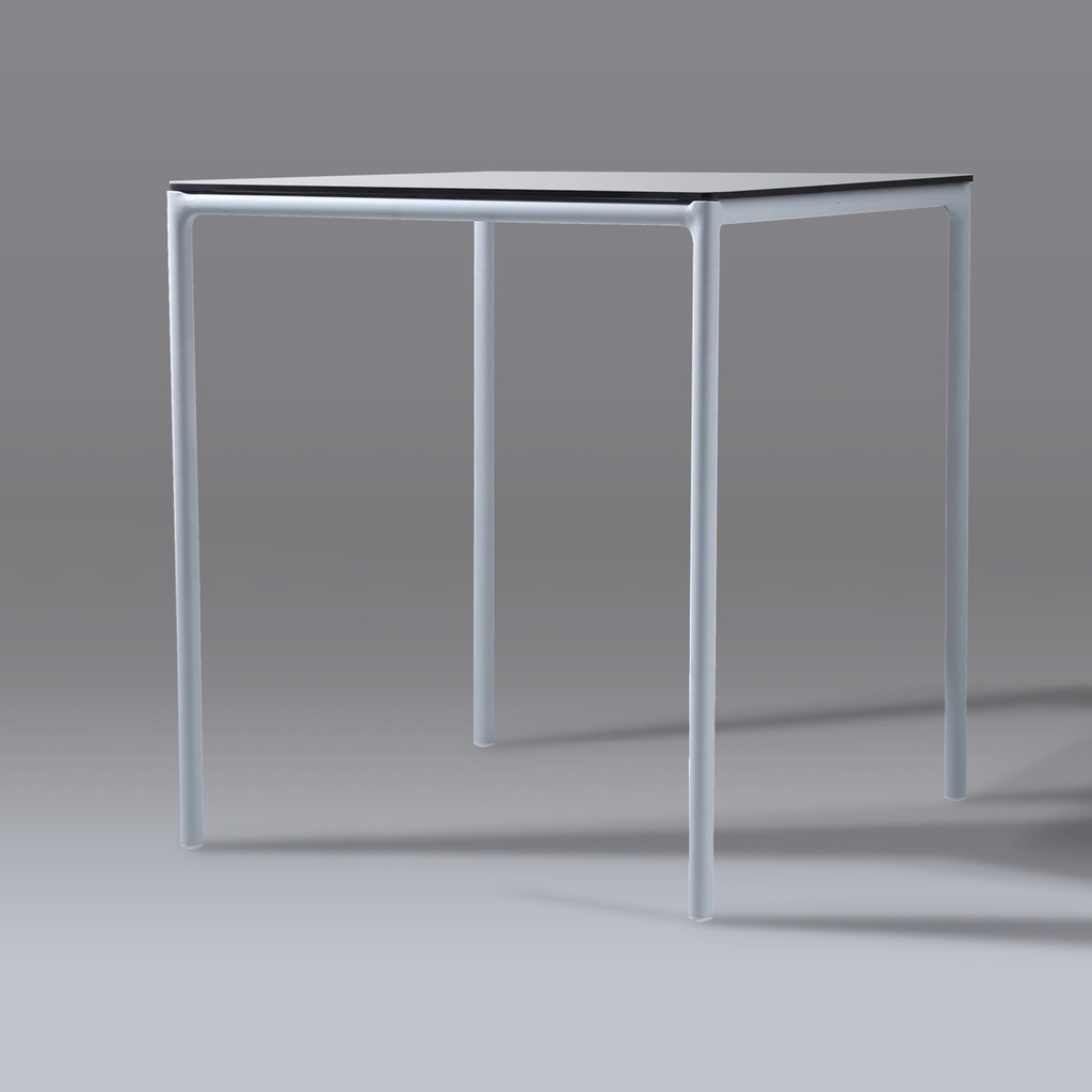 [OBT001MET001LAM501] Alina Bar Table (White, Compact Laminate White)