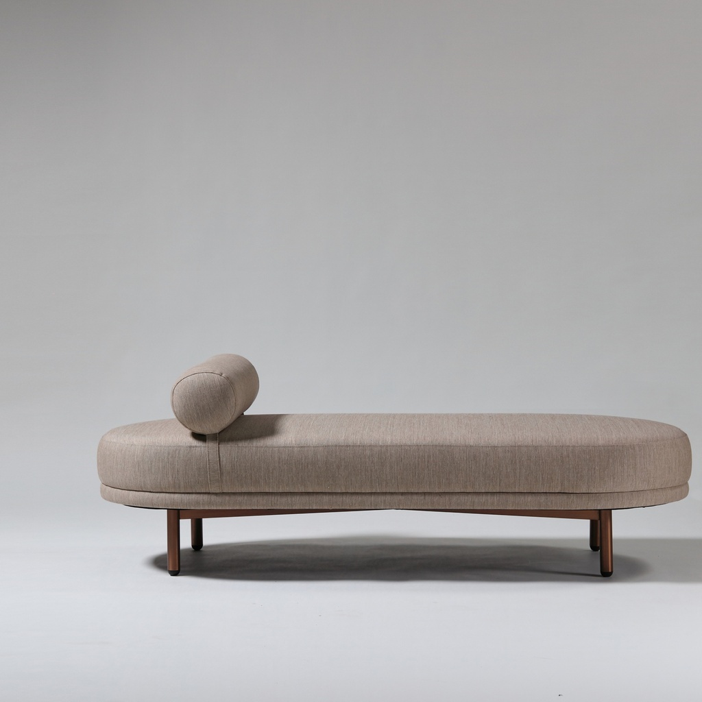 [SDB001MET101FAB001] Cleo Daybed (Bronze, Midnight)
